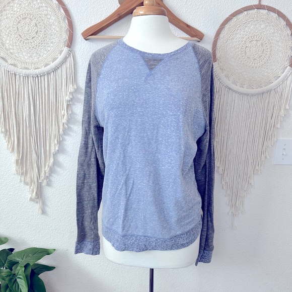 The Rail mens blue and gray long sleeve shirt base layer medium - Picture 1 of 5